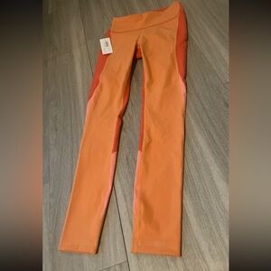Outdoor Voices Orange & Coral Leggings